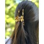 Pince cheveux en acétate, motif tortue, 9cm Pince cheveux en acétate, motif tortue, 9cm