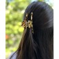 Pince cheveux en acétate, motif tortue, 9cm Pince cheveux en acétate, motif tortue, 9cm