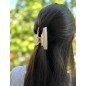 Pince cheveux crabe en résine effet marbré, 8cm Pince cheveux crabe en résine effet marbré, 8cm