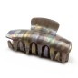 Pince cheveux crabe en résine effet marbré, 8cm Pince cheveux crabe en résine effet marbré, 8cm