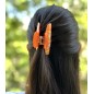 Pince cheveux crabe en résine effet marbré, 8cm Pince cheveux crabe en résine effet marbré, 8cm