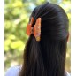 Pince cheveux crabe en résine effet marbré, 8cm Pince cheveux crabe en résine effet marbré, 8cm