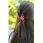 Lot de 2 pinces à cheveux, en résine nacrée