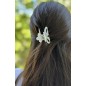 Lot de 2 pinces à cheveux, en résine nacrée