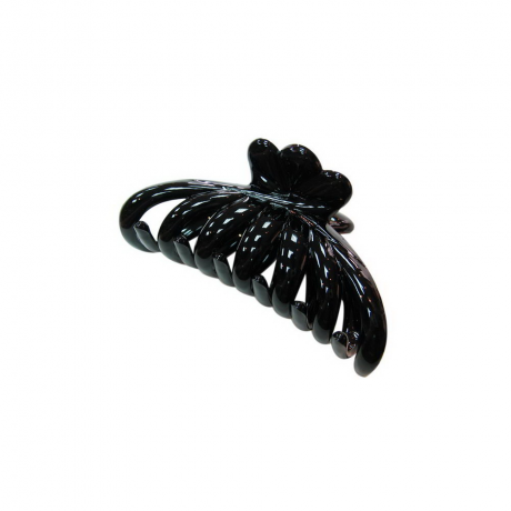 Pince cheveux crabe pour cheveux épais 8.5cm - noir