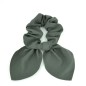 Chouchou élastique cheveux en tissu avec noeud amovible - vert Chouchou élastique cheveux en tissu avec noeud amovible - vert