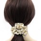 Chouchou élastique cheveux avec motif damier argenté Chouchou élastique cheveux avec motif damier argenté