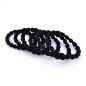 Elastiques cheveux gaufré lot de 6pcs noir Elastiques cheveux gaufré lot de 6pcs noir