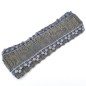Bandeau serre tête headband cheveux fantaisie largeur 9cm gris Bandeau serre tête headband cheveux fantaisie largeur 9cm gris