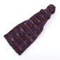 Bandeau serre tête headband cheveux en maille tricot multi violet Bandeau serre tête headband cheveux en maille tricot multi violet