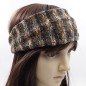 Bandeau serre tête headband cheveux en maille tricot multi violet Bandeau serre tête headband cheveux en maille tricot multi violet