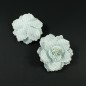 Grande fleur en tissu bleu diamètre 10cm