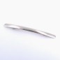 Barrette cheveux longue et fine en métal brossé argenté 10.5cmx0.7cm Barrette cheveux longue et fine en métal brossé argenté 10.5cmx0.7cm