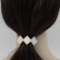 Elastique cheveux fantaisie 6cmx2.5cm multicolore Elastique cheveux fantaisie 6cmx2.5cm multicolore