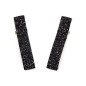 2 pinces cheveux en tissu paillette 3.5cm - noir 2 pinces cheveux en tissu paillette 3.5cm - noir