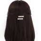 2 pinces cheveux en tissu paillette 3.5cm - champagne 2 pinces cheveux en tissu paillette 3.5cm - champagne