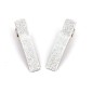 2 pinces cheveux en tissu paillette 3.5cm - blanc 2 pinces cheveux en tissu paillette 3.5cm - blanc
