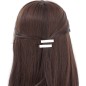 2 pinces cheveux en tissu paillette 3.5cm - blanc 2 pinces cheveux en tissu paillette 3.5cm - blanc