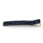 Pince cheveux paillettes 8cm - marine