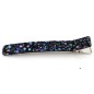 Pince cheveux paillettes 8cm - bleu multicolore