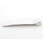Pince cheveux paillettes 8cm - blanc