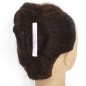 Pince cheveux paillettes 8cm - rose