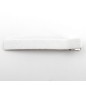 Pince cheveux paillettes fines 8cm - blanc