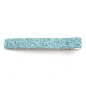Pince cheveux paillettes fines 8cm - bleu
