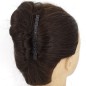 Barrette cheveux Made in France paillette fine longue 10cm - noir Barrette cheveux Made in France paillette fine longue 10cm - noir