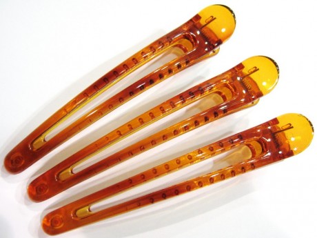 Pince plate marron lot de 6pcs 11.5cm
