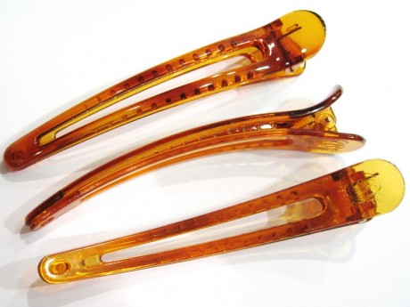 Pince plate marron lot de 6pcs 11.5cm