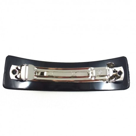 Barrette cheveux paillette incurvée 9.5cm - Bleu multicolore