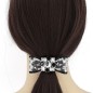 Elastique noeud en sequin - argent