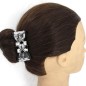 Elastique noeud en sequin - argent