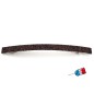 Barrette cheveux Made in France paillette fine longue 10cm - marron Barrette cheveux Made in France paillette fine longue 10cm - marron