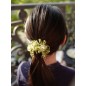 Elastique chouchou cheveux ou bracelet perle - vert