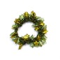 Elastique cheveux perles étoile ou bracelet - vert
