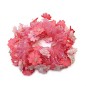 Elastique chouchou cheveux ou bracelet perle fleur - rose