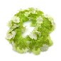Elastique chouchou cheveux ou bracelet perle fleur - vert