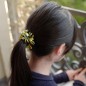 Elastique cheveux perles étoile ou bracelet - vert