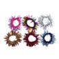 Elastique cheveux ou bracelet perles pointues - rose argent