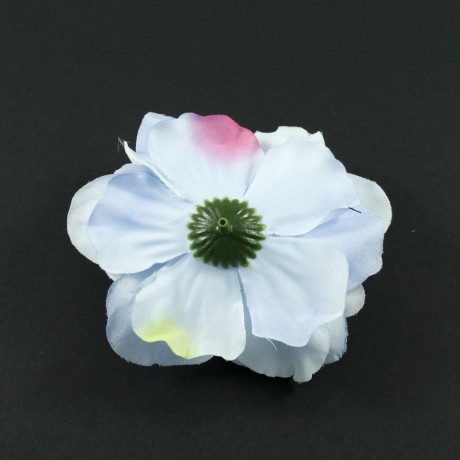 Fleur artificielle sans tige 11.5cm - Bleu