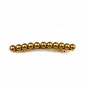 Barrette cheveux perles 8.5cm - doré mat Barrette cheveux perles 8.5cm - doré mat