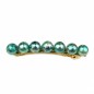 Barrette cheveux perle 8.5cm - turquoise Barrette cheveux perle 8.5cm - turquoise