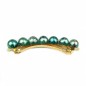 Barrette cheveux perle 8.5cm - turquoise Barrette cheveux perle 8.5cm - turquoise