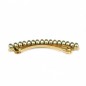 Barrette cheveux perle 8.5cm - vert bronze