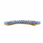 Barrette cheveux perle cristal 8.5cm - bleu Barrette cheveux perle cristal 8.5cm - bleu