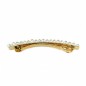 Barrette cheveux perle cristal 8.5cm- transparent Barrette cheveux perle cristal 8.5cm- transparent