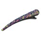 Grande pince cheveux concorde paillette 10.5cm - violet bleu Grande pince cheveux concorde paillette 10.5cm - violet bleu