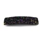 Barrette cheveux paillettes 9cm - multicolore foncé Barrette cheveux paillettes 9cm - multicolore foncé